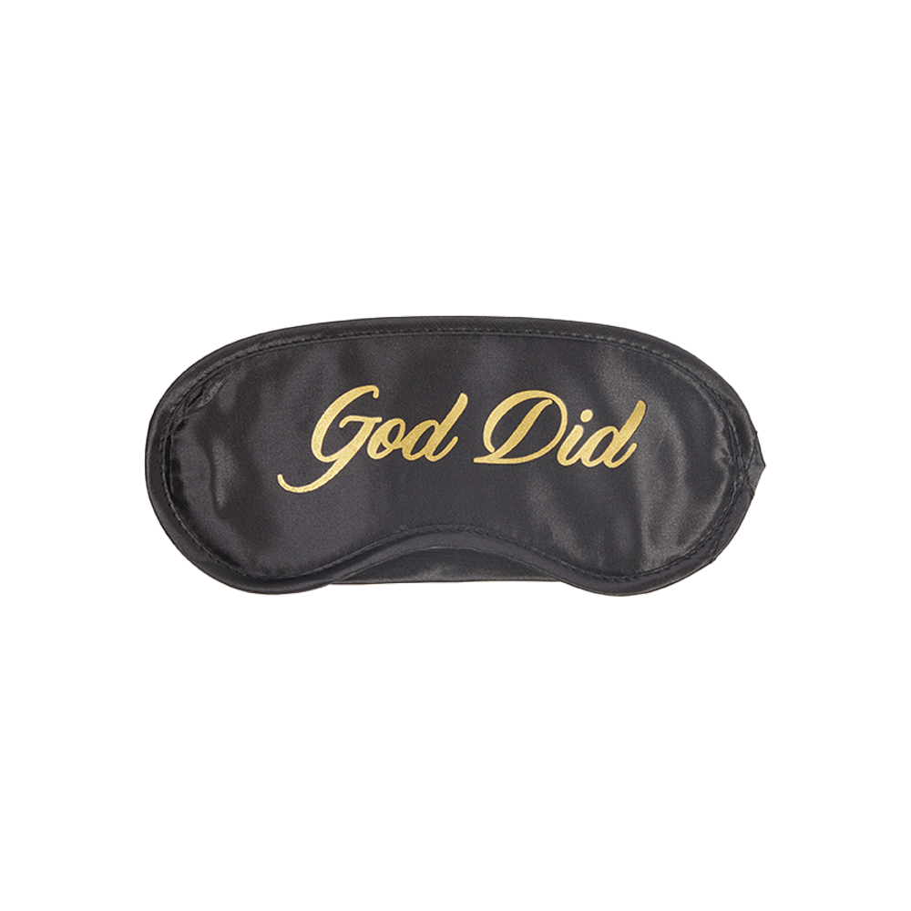 God Did Black Eye Mask