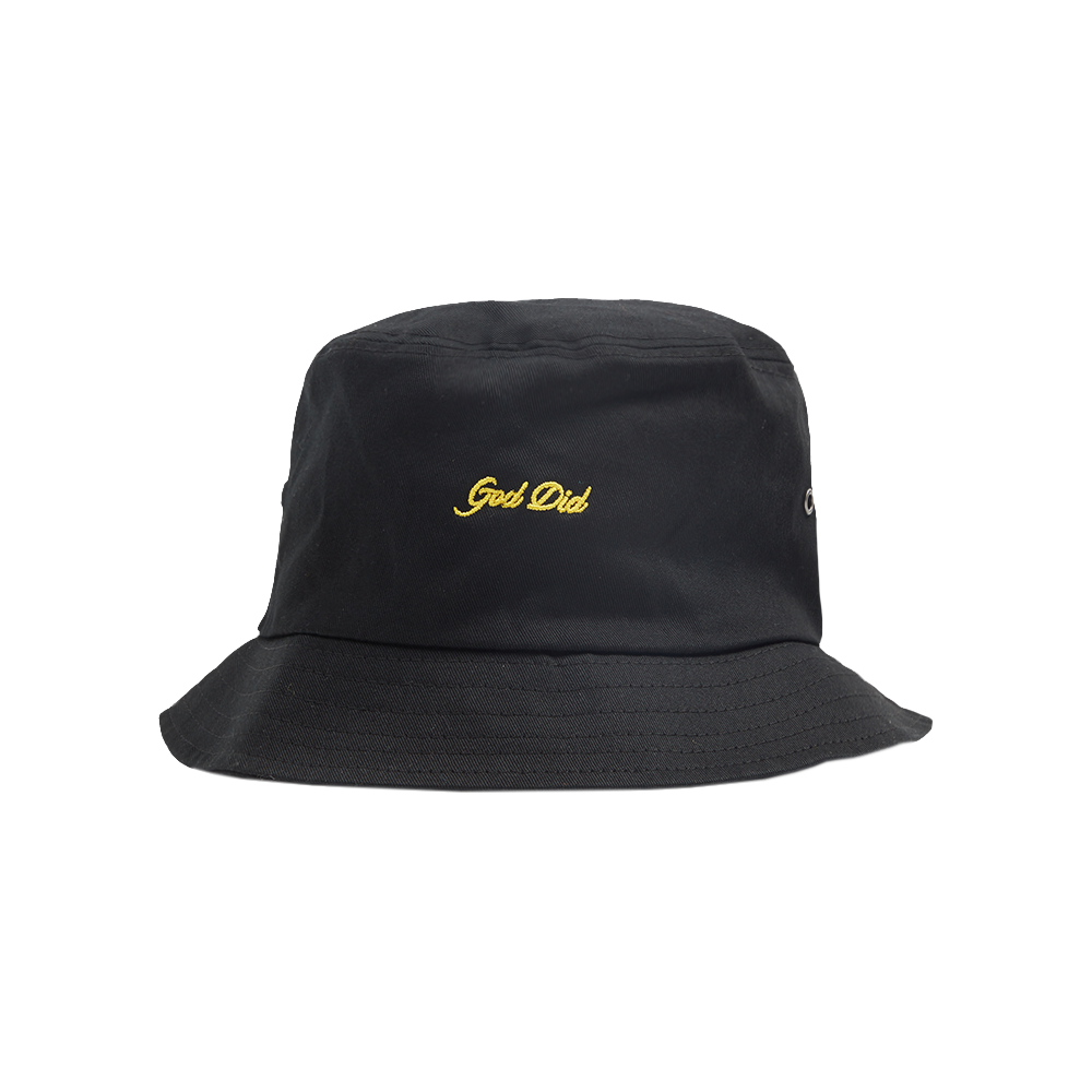 God Did Black Bucket Hat
