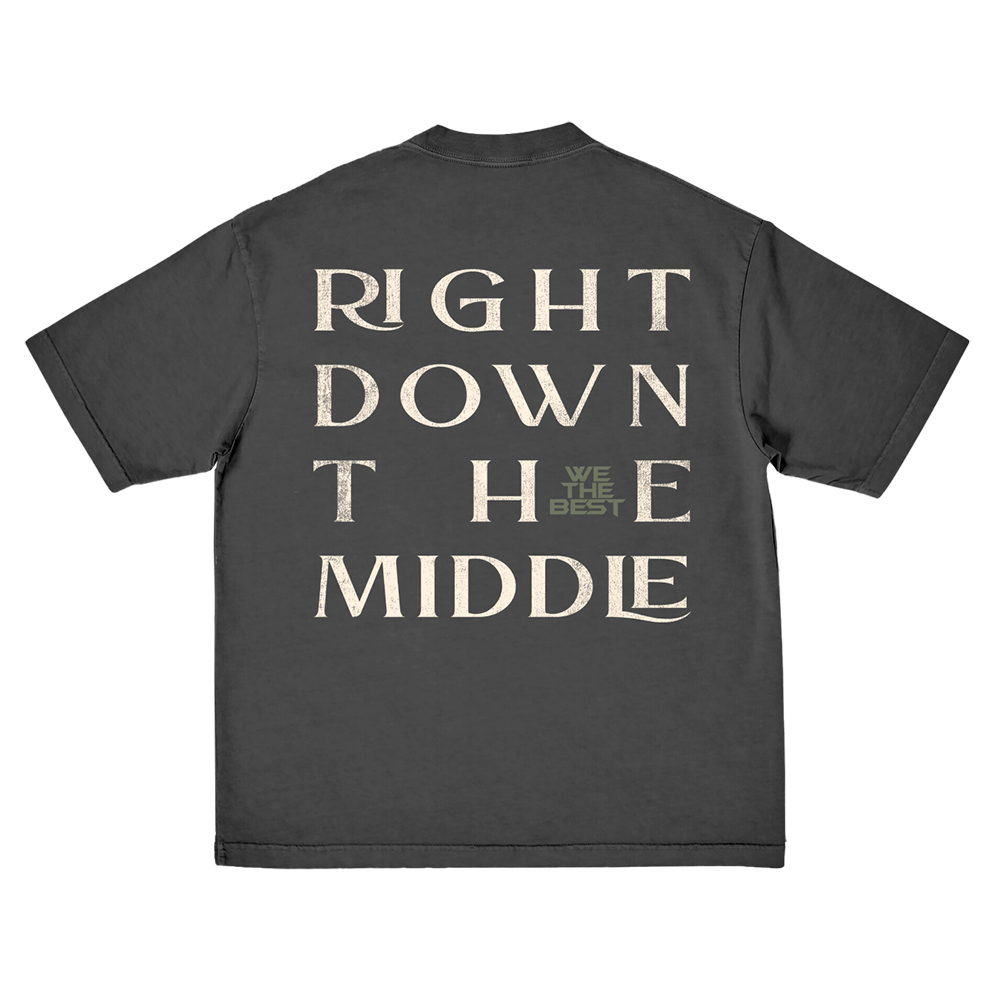 Right Down The Middle Tee Back