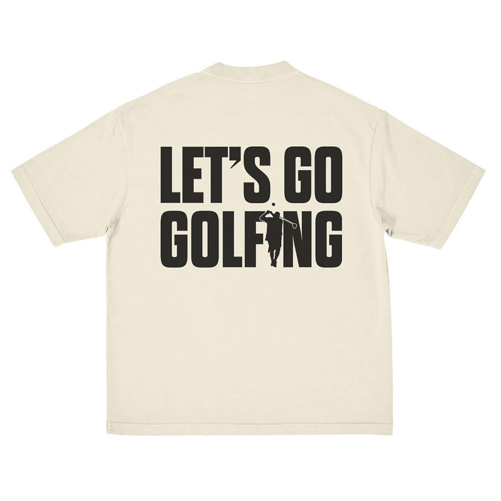 We The Best Golf Ivory Tee Back