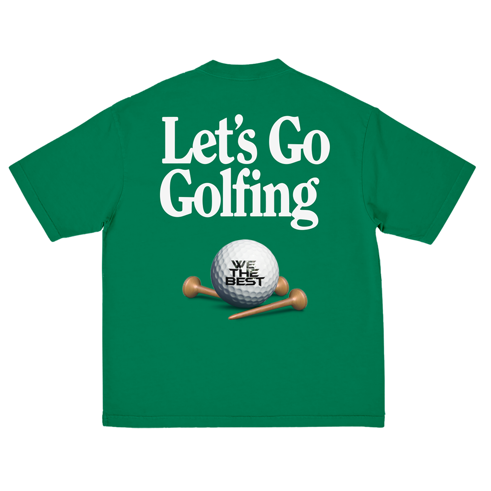 Let’s Go Golfing WTB Ball Green T-Shirt Back