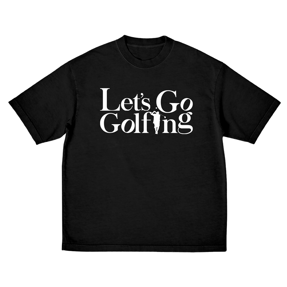 Let’s Go Golfing Classic Black Tee