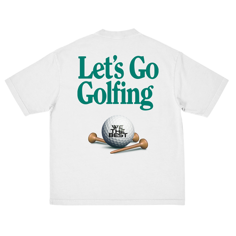 Let’s Go Golfing WTB Ball White T-Shirt Back