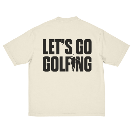 We The Best Golf Ivory Tee Back