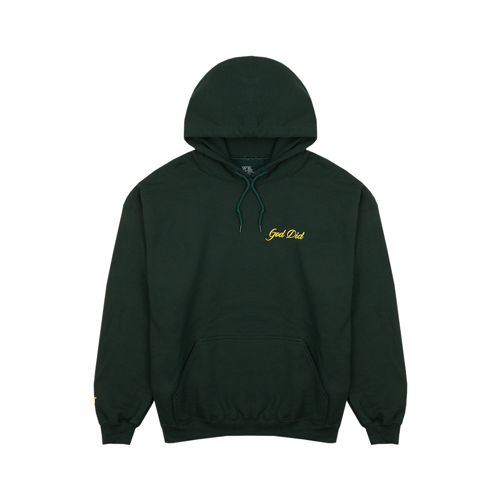 God Did Believe In Us Forest Hoodie Front