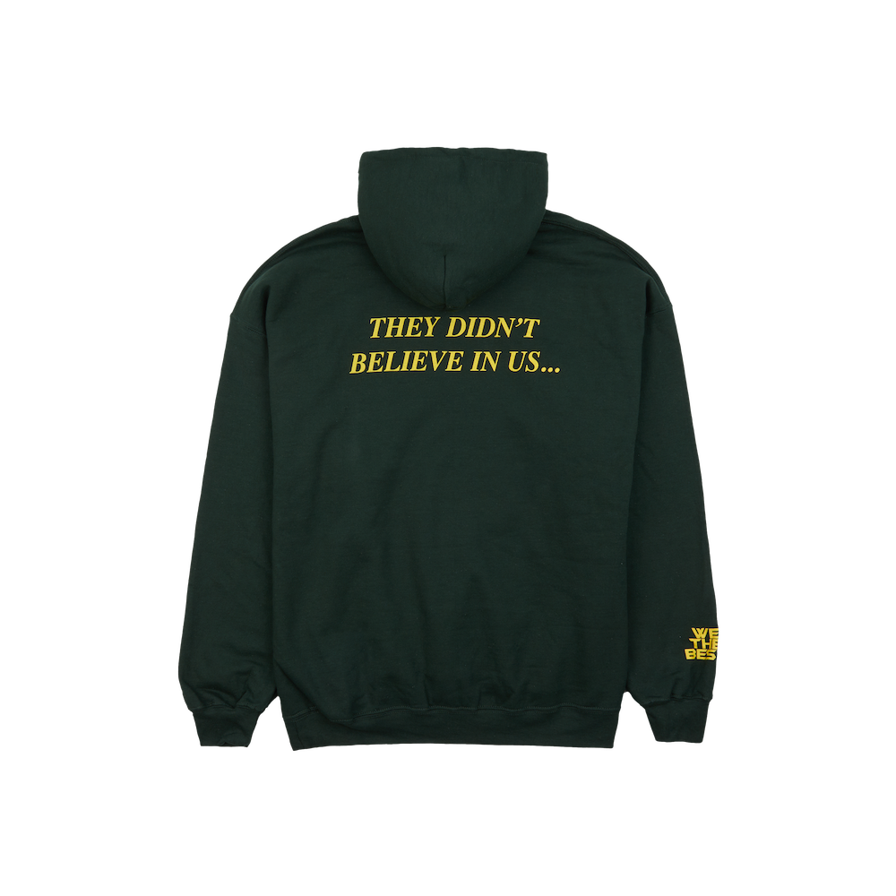 God Did Believe In Us Forest Hoodie Back