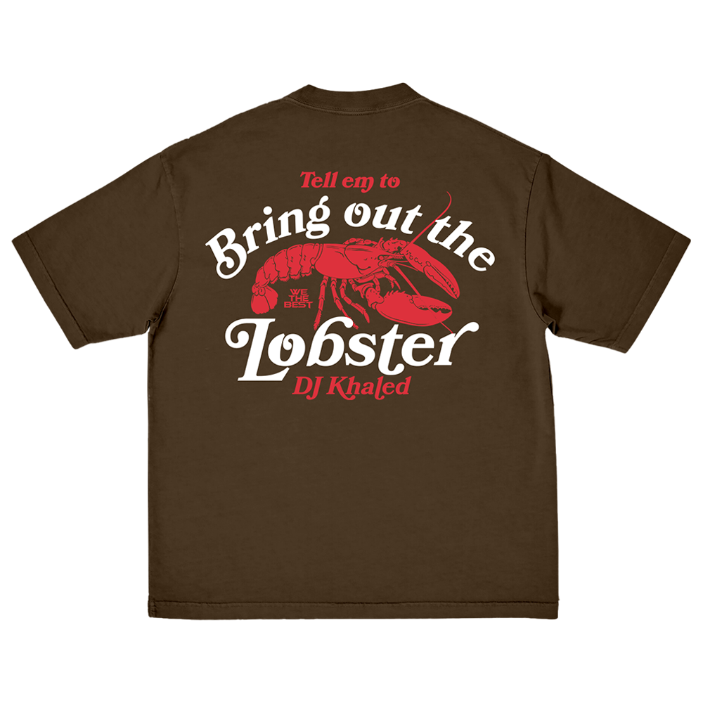 BRING OUT THE LOBSTER BROWN TEE BACK