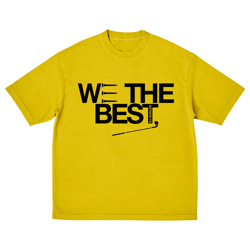 WE THE BEST YELLOW GOLF CLUB TEE